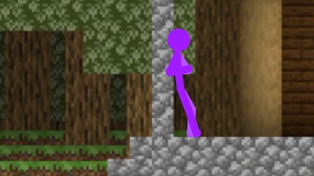 Stickman VS Minecraft - Purple is defeated (Animation) episode 17 смотреть онлайн
