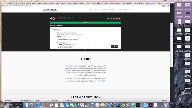 Video 27: Retrieving and Understanding JSON смотреть онлайн