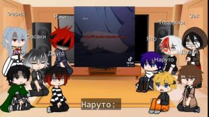 Реакция персонажей на разных аниме 4-часть 15минут [гача клуб]🍥🍜