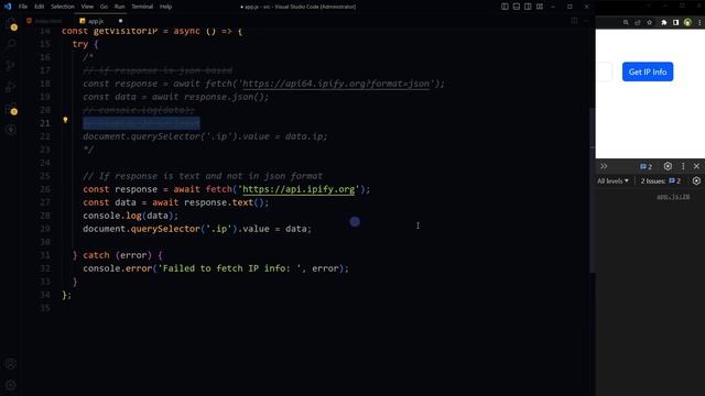 How to Get User Location in Javascript смотреть онлайн