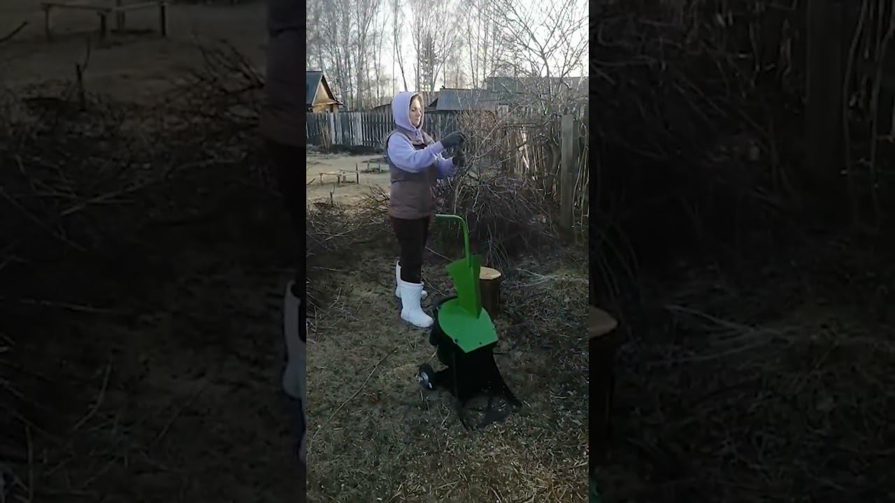 Измельчаем отходы на садовом измельчителе «Жнец ИТ300» от СтанкоЛес смотреть онлайн
