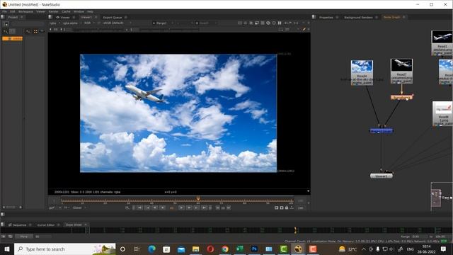 nuke class 2 basic| nuke tutorial hindi| how to use merge node| transform node смотреть онлайн