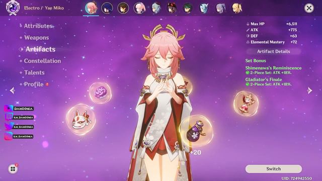 COMPLETE YAE MIKO GUIDE - Materials | Talents | Weapons | Artifacts смотреть онлайн