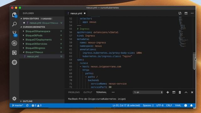 Instalación de Nexus en Kubernetes. Parte 3/4 смотреть онлайн