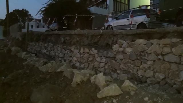 Подпорная стена на сухую