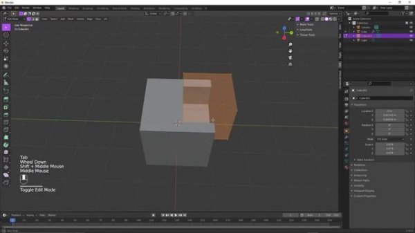 Как работать с аддоном Bool Tool в Blender 2.9, Free Addon Bool Tool