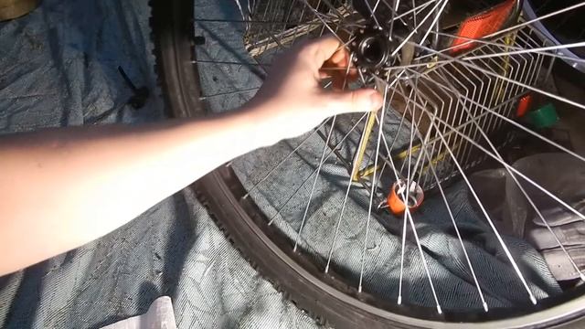 Велосипед Stern Vega - Январская внеплановая переборка переднего колеса смотреть онлайн
