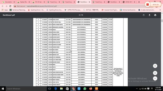 FCI Result OUT // FCI Document verification call letter // FCI DV Admit Card 2020 смотреть онлайн