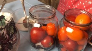 Консервированные помидоры с базиликом без уксуса | быстрый и вкусный рецепт