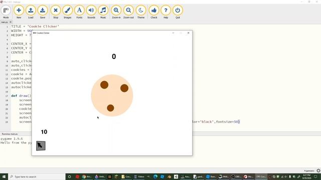 How To Make A Cookie Clicker Game in Pygame Zero! смотреть онлайн