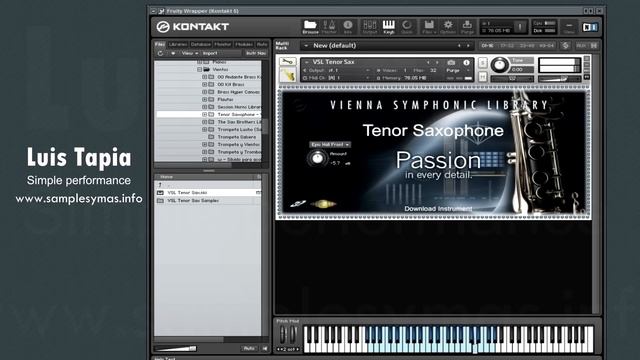 DESCARGA GRATIS: Tenor Saxophone Vienna Symphonic | DEMO | JUNIO 2020 | Lucho Tapia смотреть онлайн