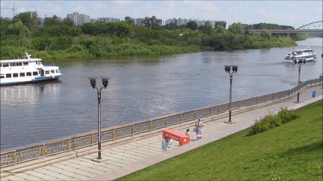 Фонтаны и Набережная Тюмени смотреть онлайн