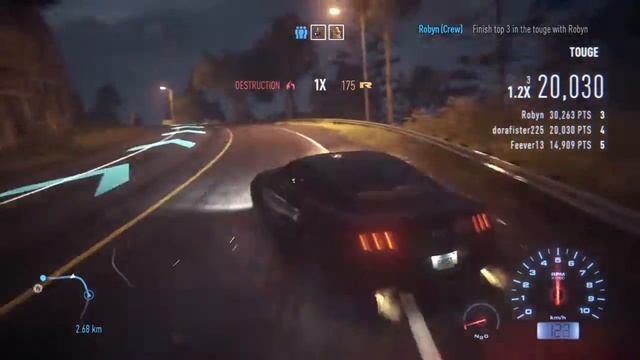 Need for Speed™_Moonlight and mountains Ford Mustang GT (2015) смотреть онлайн
