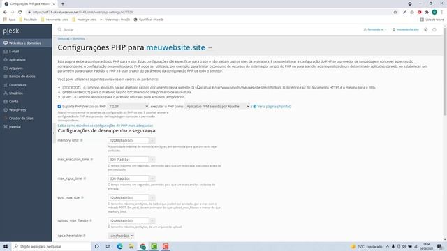 Como Aumentar o Max Input Time no Plesk (Rápido e Fácil) 2021 смотреть онлайн