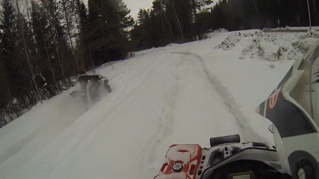 Квадроциклы Зимняя покатушка 22 02 15 смотреть онлайн