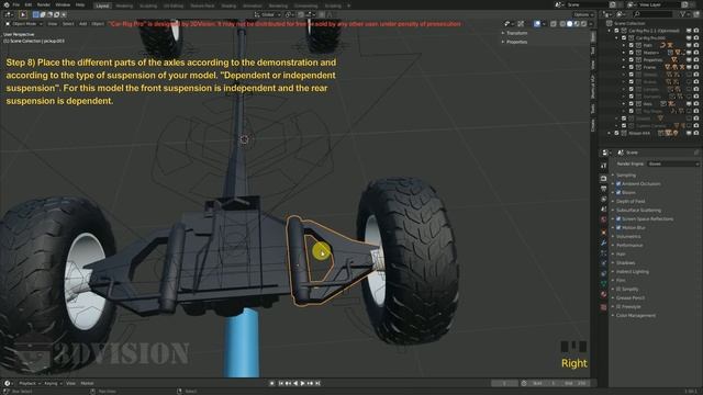 Car-Rig Pro 2.1 How to rig a car? (Blender 2.90) смотреть онлайн
