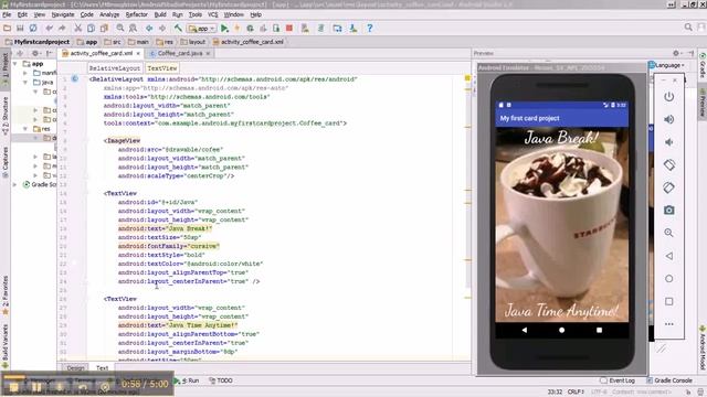 Showcase Your Unique Card: Java Time! смотреть онлайн