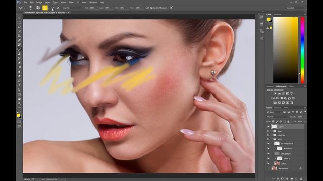 วิธีใช้ Mixer Brush Tool ใน Photoshop смотреть онлайн