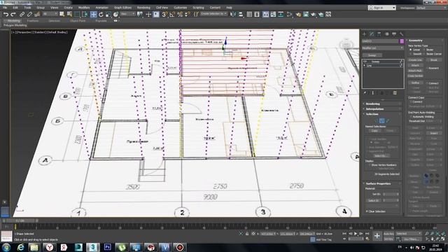 Моделирование стен из бруса или бревна в 3dmax