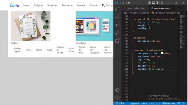 navbar and dropdown menu | canva navigation bar | 2022 смотреть онлайн
