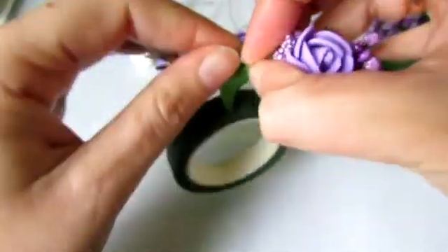 Ободок из искусственных цветов/ DIY . The wreath of flowers смотреть онлайн