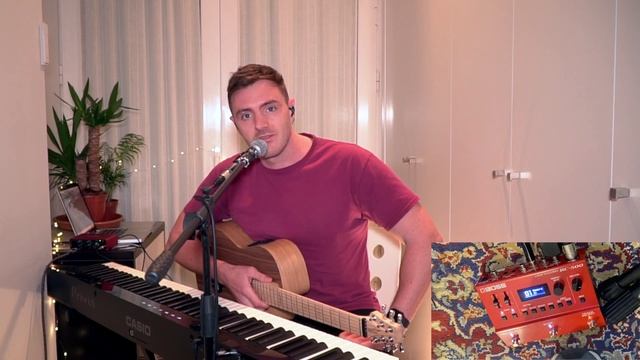 How To Use The Two Tracks Independently On The BOSS RC-500 Loop Pedal For A Verse And Chorus