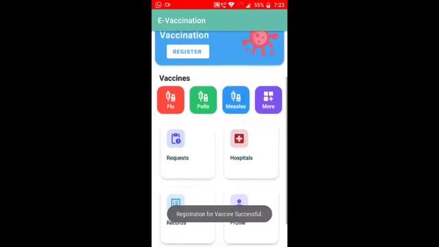 Vaccination Android app project using android and java смотреть онлайн