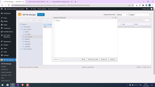 Use Mu Plugins instead functions.php to add custom codes? #WordPress 58 смотреть онлайн