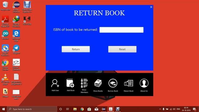 Library Management System using Java смотреть онлайн