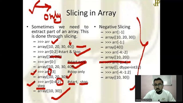 Indexing Slicing and More in NumPy Array | NumPy | Python | Class 11 | CBSE | Information Practices смотреть онлайн