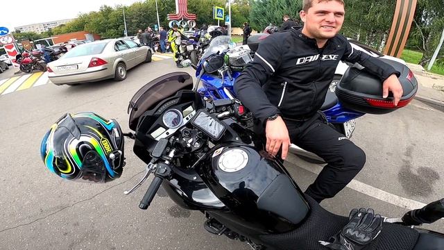 Выбрал GoPro 8 и прокатился с друзьями на Honda CBR600F3, CB1000, Suzuki Inazuma 400, BMW S1000R. смотреть онлайн
