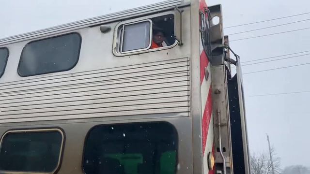 Metra 8525 in Bartlett, IL 2/9/20 смотреть онлайн