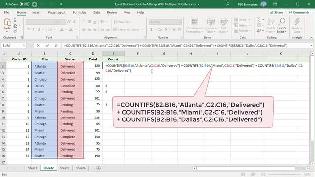 How to Count Cells Based on a Criteria in Excel - Office 365 смотреть онлайн
