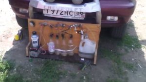 Как сделать стенд для промывки форсунок за 500 рублей  своими руками.