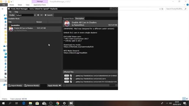 Need For Speed Payback Enable All Cars In Dealers