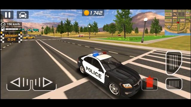 Police Car Mercedes S63 Pursuit Chase Police Patrol Car Games - Android Gameplay смотреть онлайн