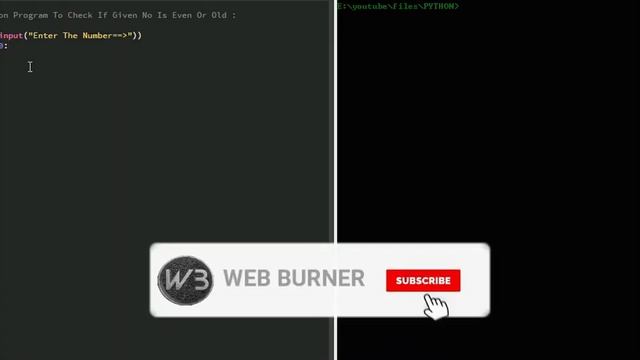 Python Program To Check If Given No Is Even Or Old смотреть онлайн