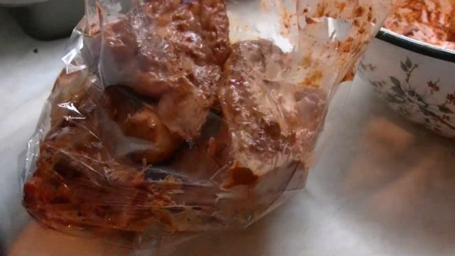 Курица запечённая в рукаве/Chicken baked in the sleeve. смотреть онлайн