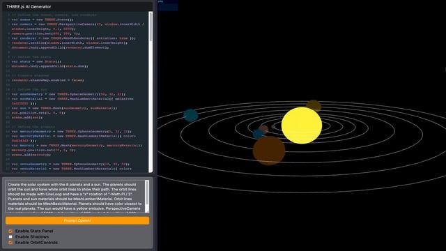 THREEjs AI Generator смотреть онлайн