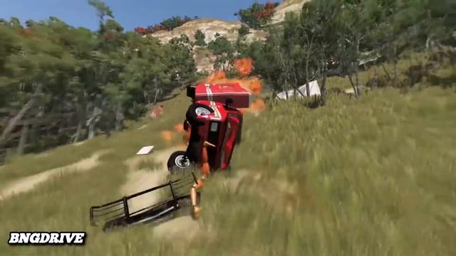 ПАДЕНИЕ С ОБРЫВА #12 - BeamNG Drive смотреть онлайн