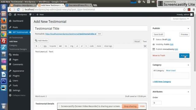 WP Testimonials with Widget Plugin смотреть онлайн