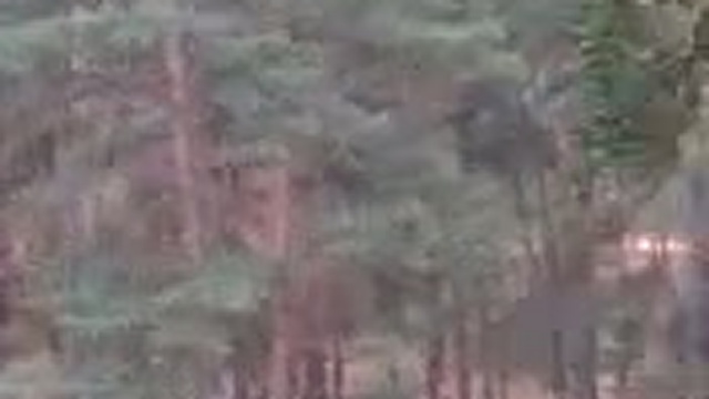 Пожар в больнице 8 (Воронеж)-вид с балкона 1 смотреть онлайн