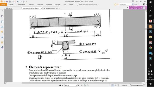 PLAN DE COFFRAGE SUR AUTOCAD смотреть онлайн