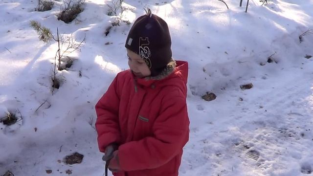 Новогодняя прогулка в лес с внуком! 1 смотреть онлайн