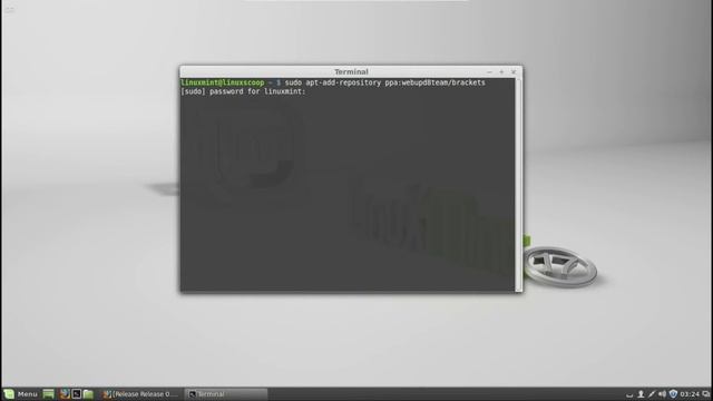 Installing Brackets in Linux Mint 17 смотреть онлайн