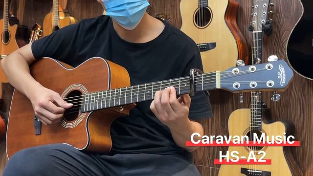 Caravan Music Acoustic Guitar New Model HS-A2 смотреть онлайн