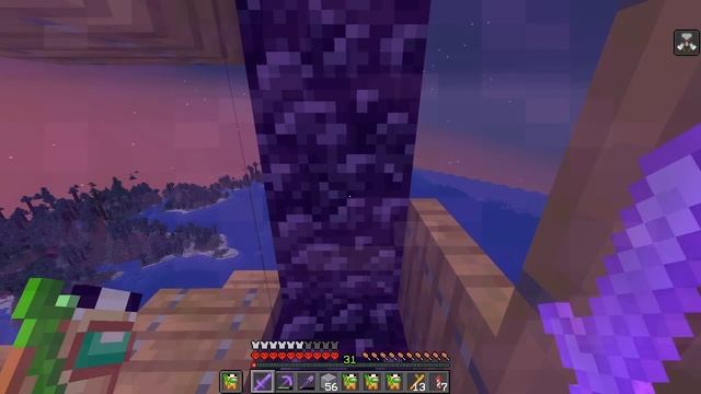 I Built the ULTIMATE RAID FARM in Minecraft Hardcore смотреть онлайн