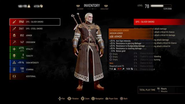 Oathbreaker armor, The Witcher 3: Wild Hunt смотреть онлайн