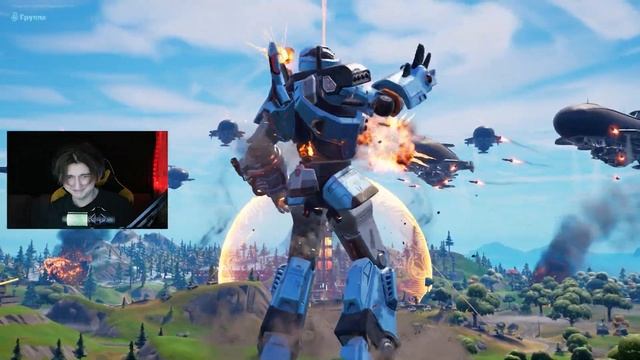 МОЯ РЕАКЦИЯ НА ИВЕНТ "СТОЛКНОВЕНИЕ" В ФОРТНАЙТ смотреть онлайн