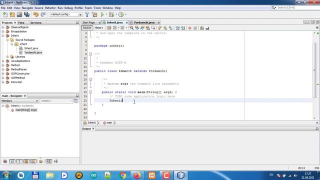 Java Dasturlash 21 online dars Inheritance смотреть онлайн